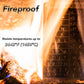Crypto Seed Bank® stainless steel card shown during the blowtorch fire test.